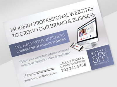 Snelling Web Development - Responsive Business Website, Logo Design, Print & Digital Ad Marketing Design