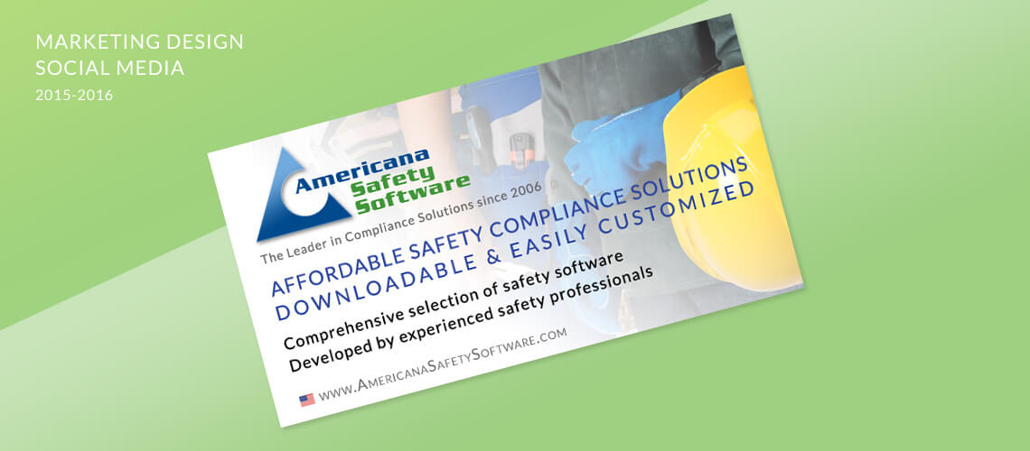 Americana Safety Software - Social Media Marketing Design