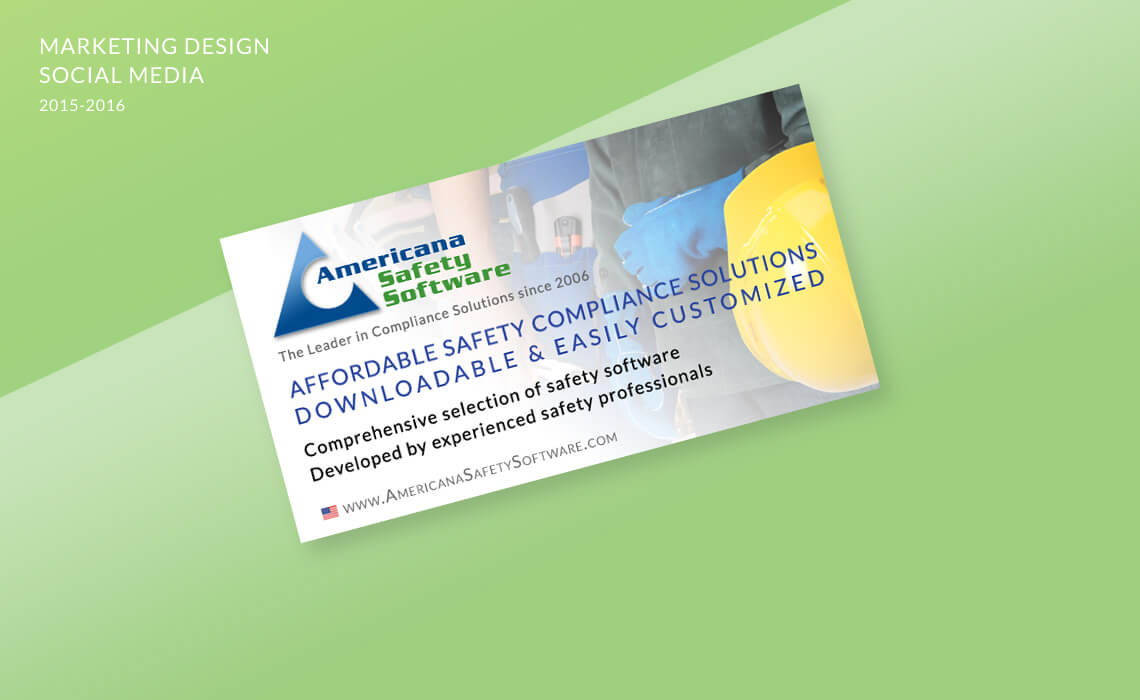 Americana Safety Software - Social Media Marketing Design